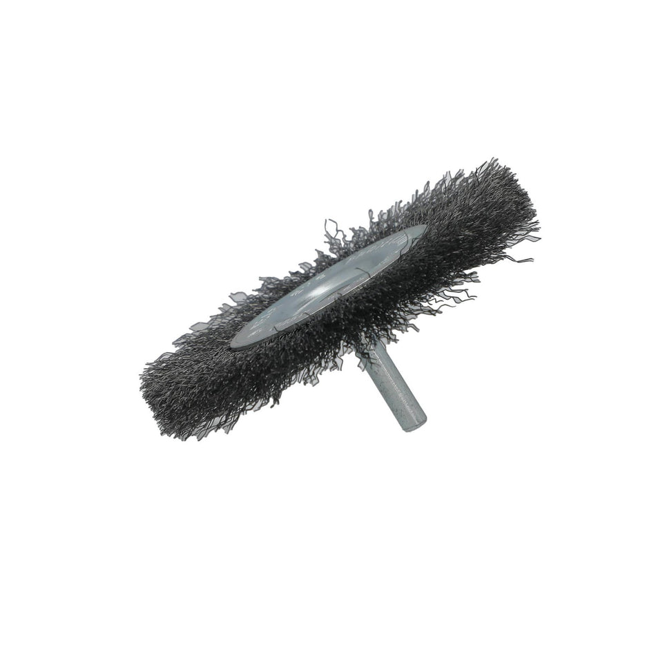 Norton 4 x 0.008 x 1/4 in Shank Mounted Wheel Brush, 12-Pack