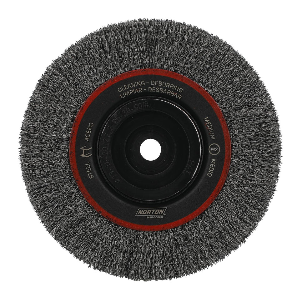 Norton 6 in x 0.014 in x Multi Arbor BlueFire Wheel Brush, 5-Pack