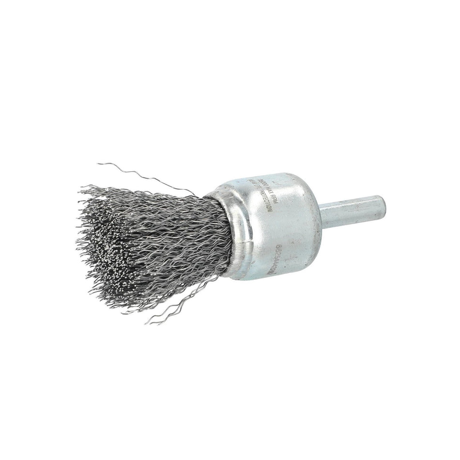 Norton 1 x 0.014 x 1/4 in Shank Mounted End Brush