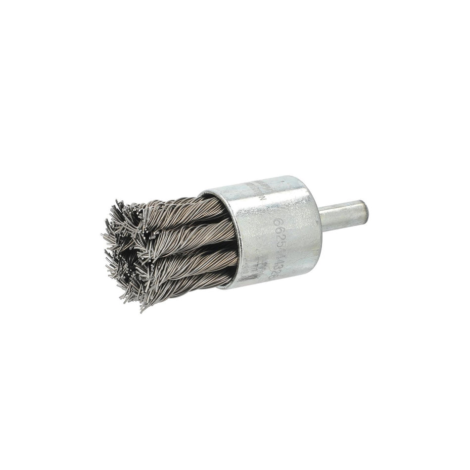 Norton 1 x 0.02 x 1/4 in Shank Mounted End Brush