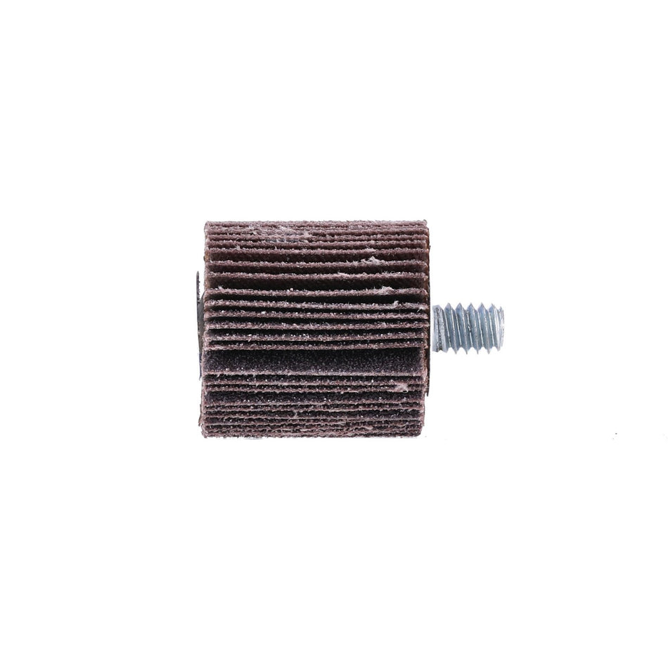 Norton 1 x 1 in High Performance Spindle Flap Wheel P80 Grit ARY03 Aluminum Oxide, 10-Pack