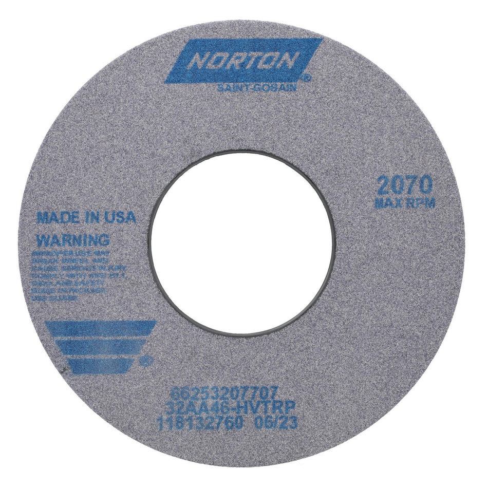 Norton 12 x 1-1/2 x 5 in Type 01 Toolroom Wheel 32AA 46 H VTRP
