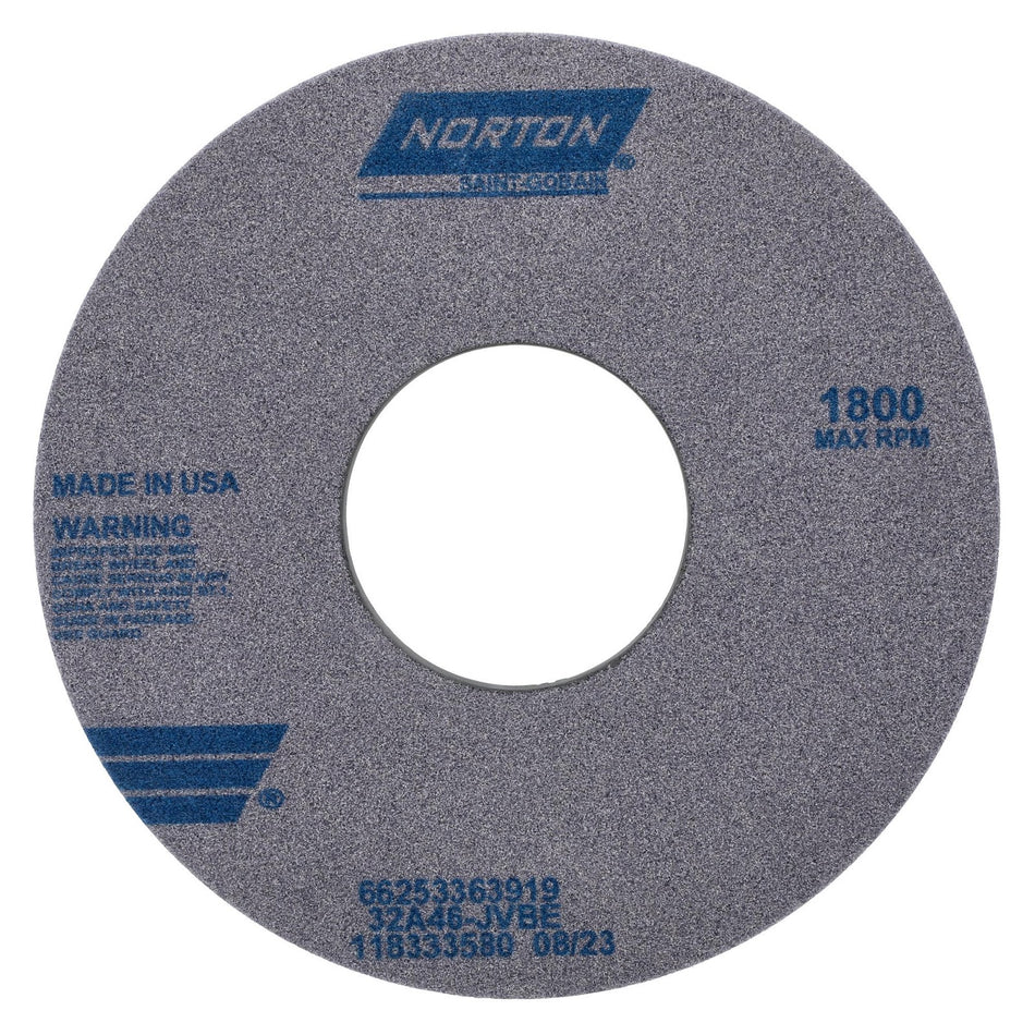Norton 14 x 1 x 5 in Type 01 Toolroom Wheel 32A 46 J VBE
