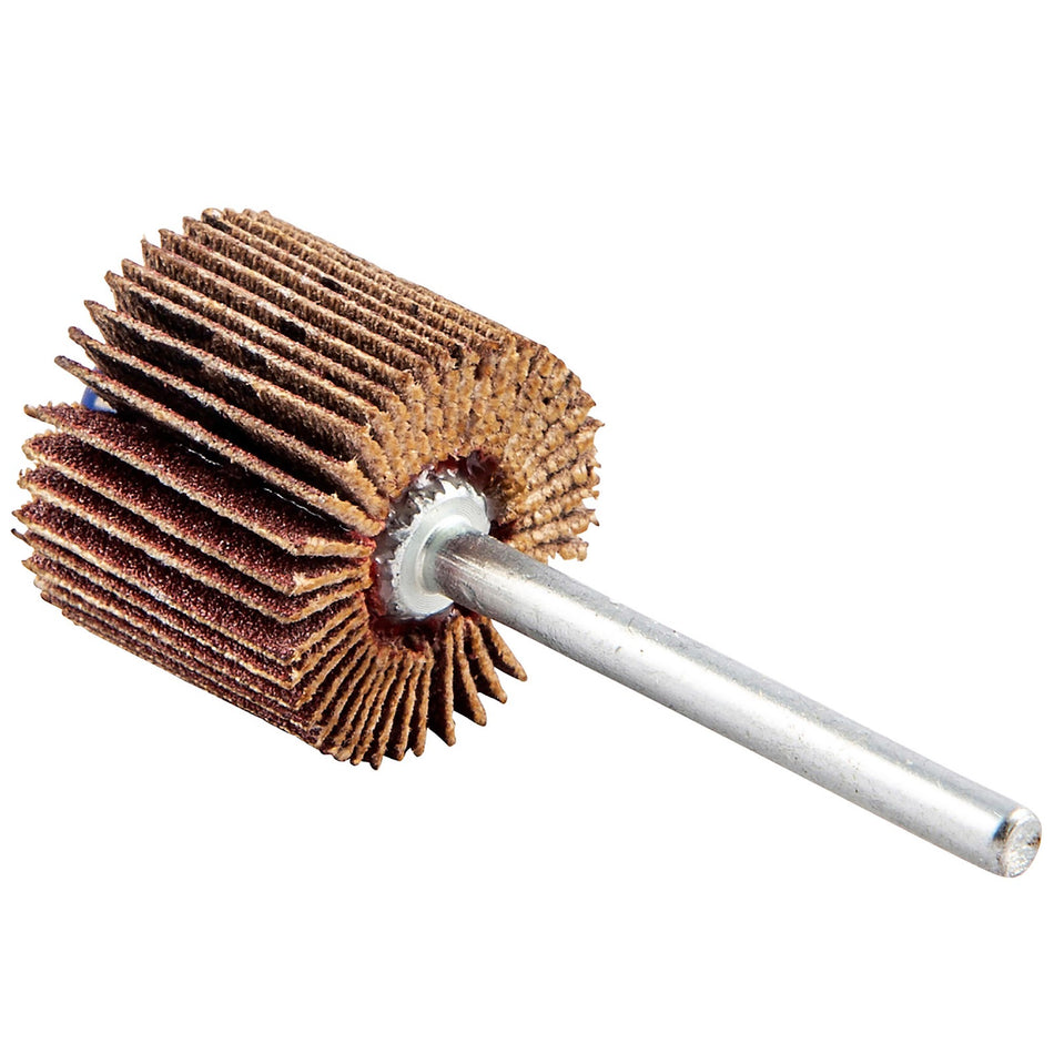 Norton 3/4 x 5/8 in Merit Spindle Flap Wheel P180 Grit R369 Aluminum Oxide, 10-Pack