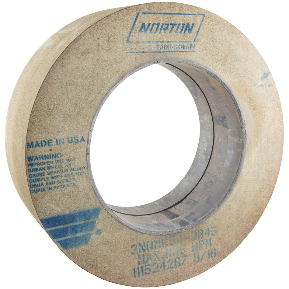 Norton 24 in x 8 in x 305 mm Century45 Centreless Grinding Straight Wheel 01 2NQMC 54 Q B45