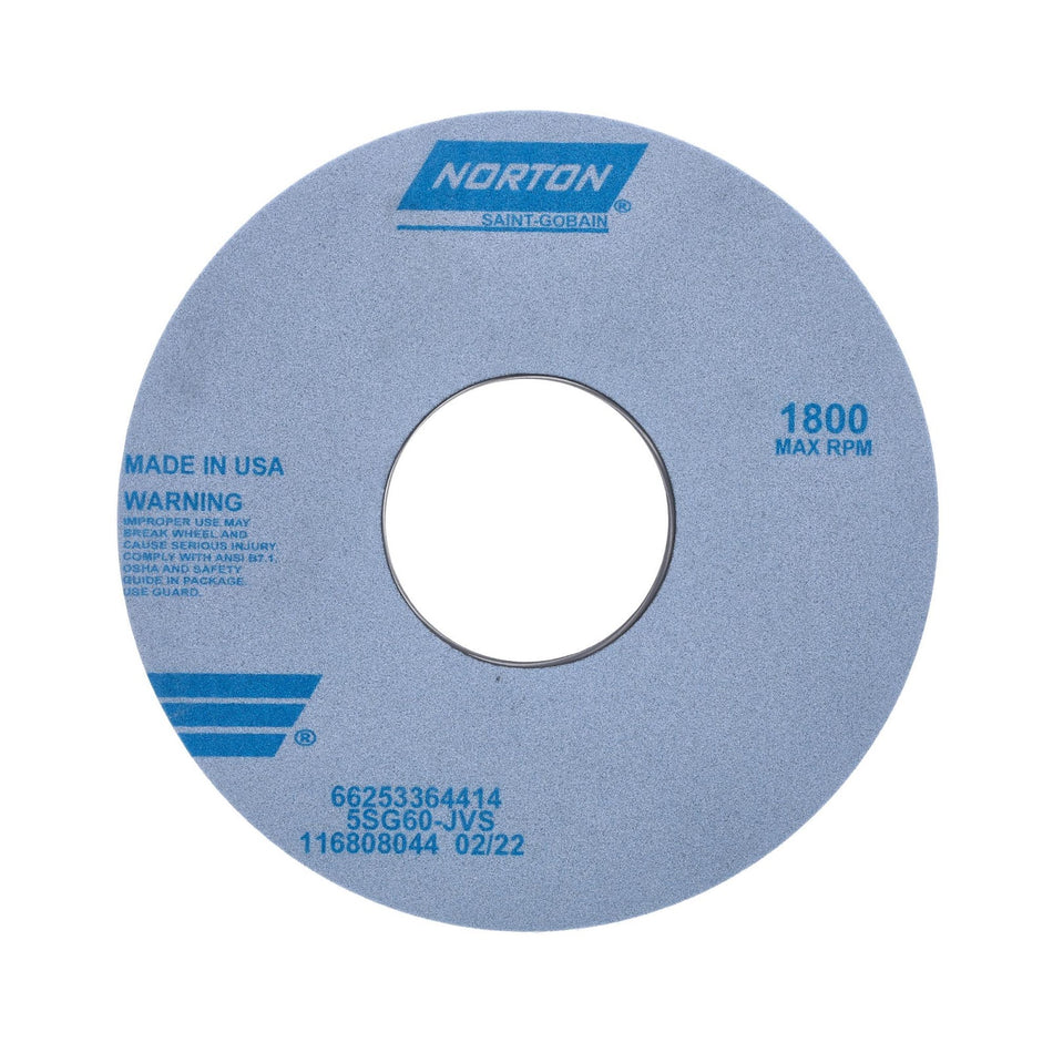 Norton 14 x 2 x 5 in SG Type 01 Toolroom Wheel 5SG 60 J VS