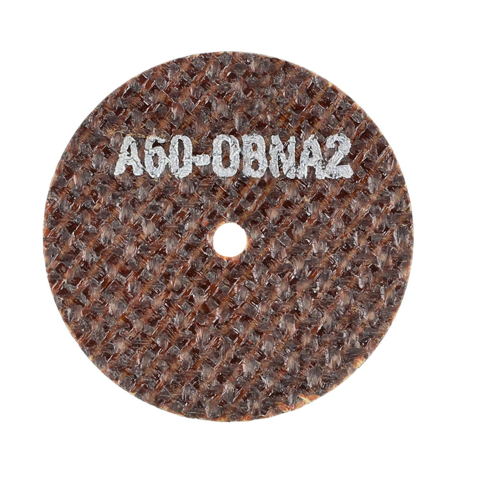Norton 1-1/2 x 0.035 x 1/8 in OBNA2 Type 01 Reinforced Cut-Off Wheel AO 60 Grit O BNA2, 25-Pack