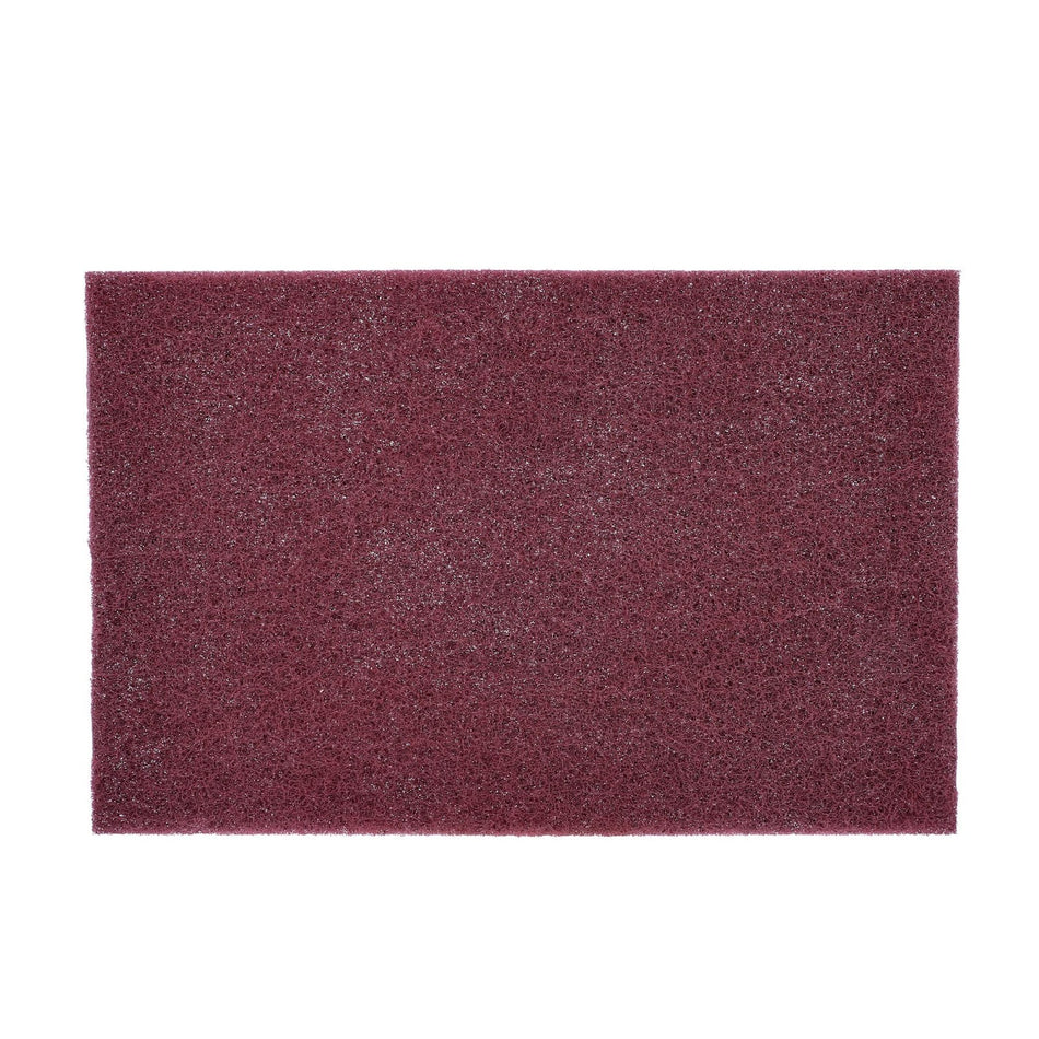 Norton 6 x 9 in Maroon Non-Woven Hand Pad Aluminum Oxide, 60-Pack