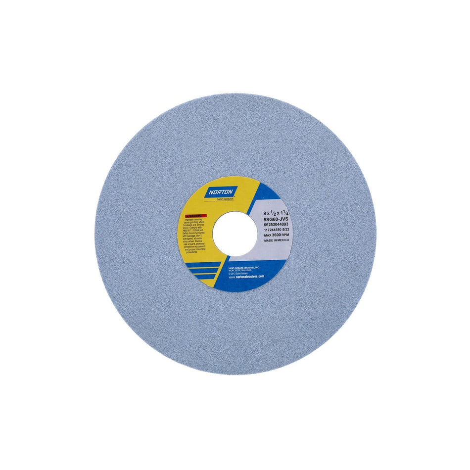 Norton 8 x 1/2 x 1-1/4 in SG Type 01 Toolroom Wheel 5SG 60 J VS