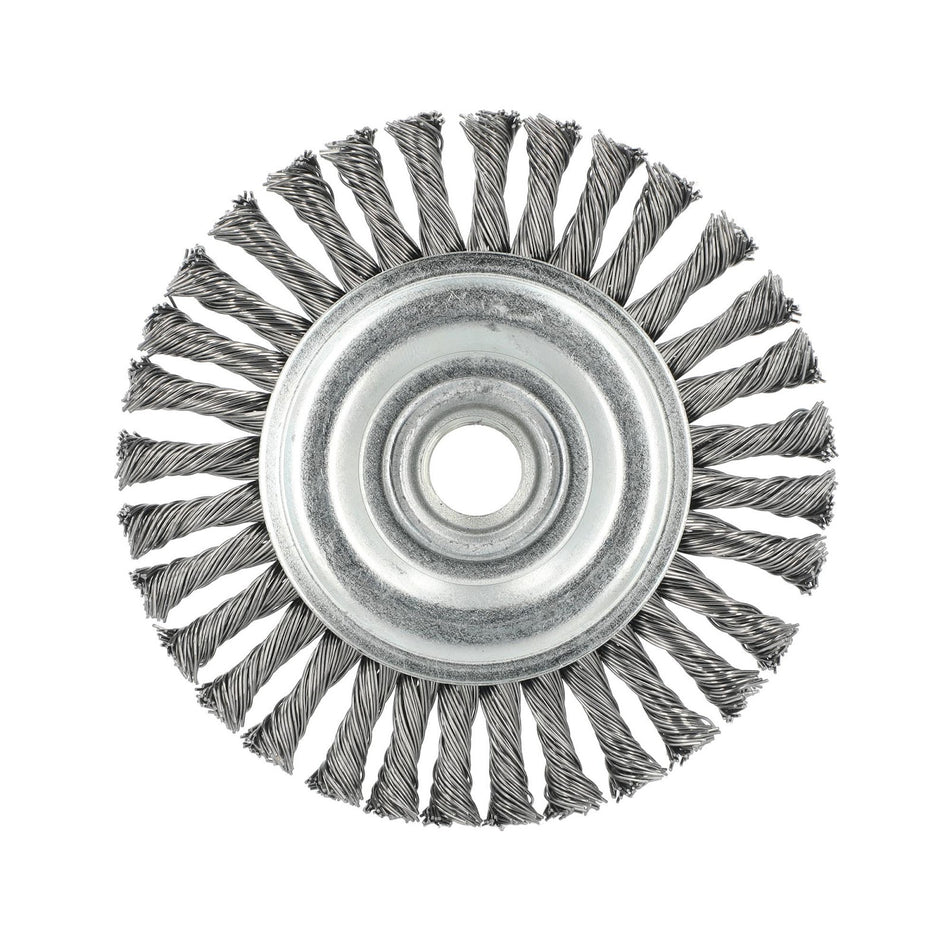 Norton 4 x 0.02 in Shank Mounted Wheel Brush, 5-Pack