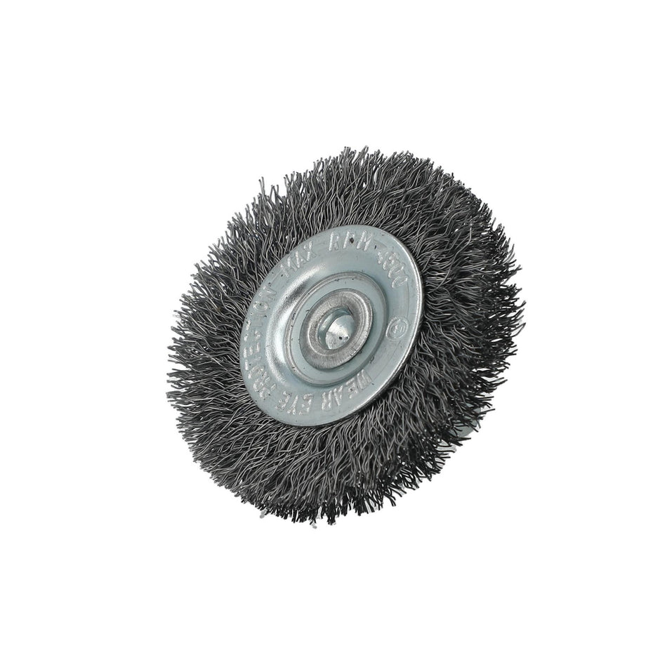 Norton 2 x 0.008 x 1/4 in Shank Mounted Wheel Brush, 12-Pack
