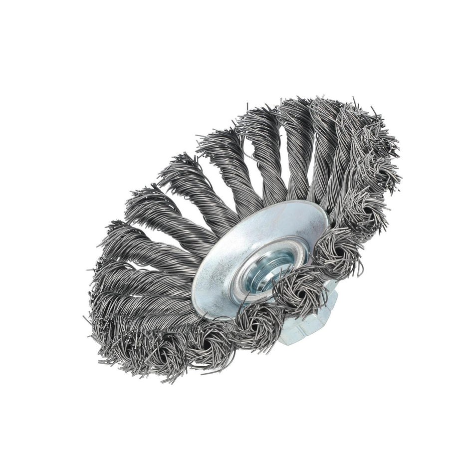 Norton 4-1/2 x 0.02 in Shank Mounted Wheel Brush