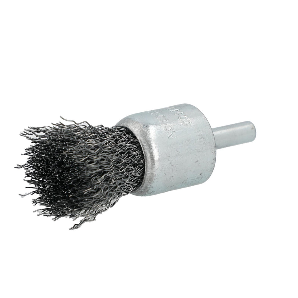 Norton 1 x 0.012 x 1/4 in Shank Mounted End Brush, 20-Pack