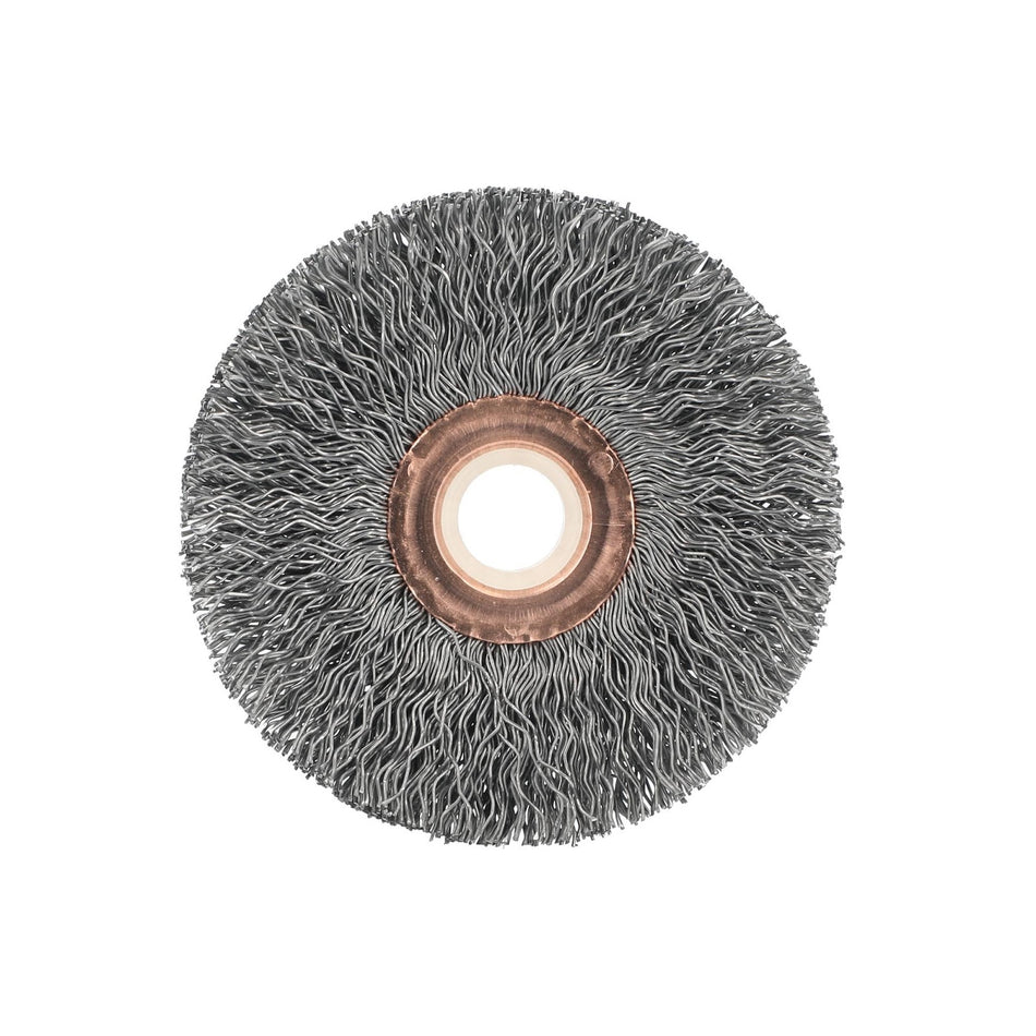 Norton 2-1/2 x 0.014 in Shank Mounted Wheel Brush, 10-Pack