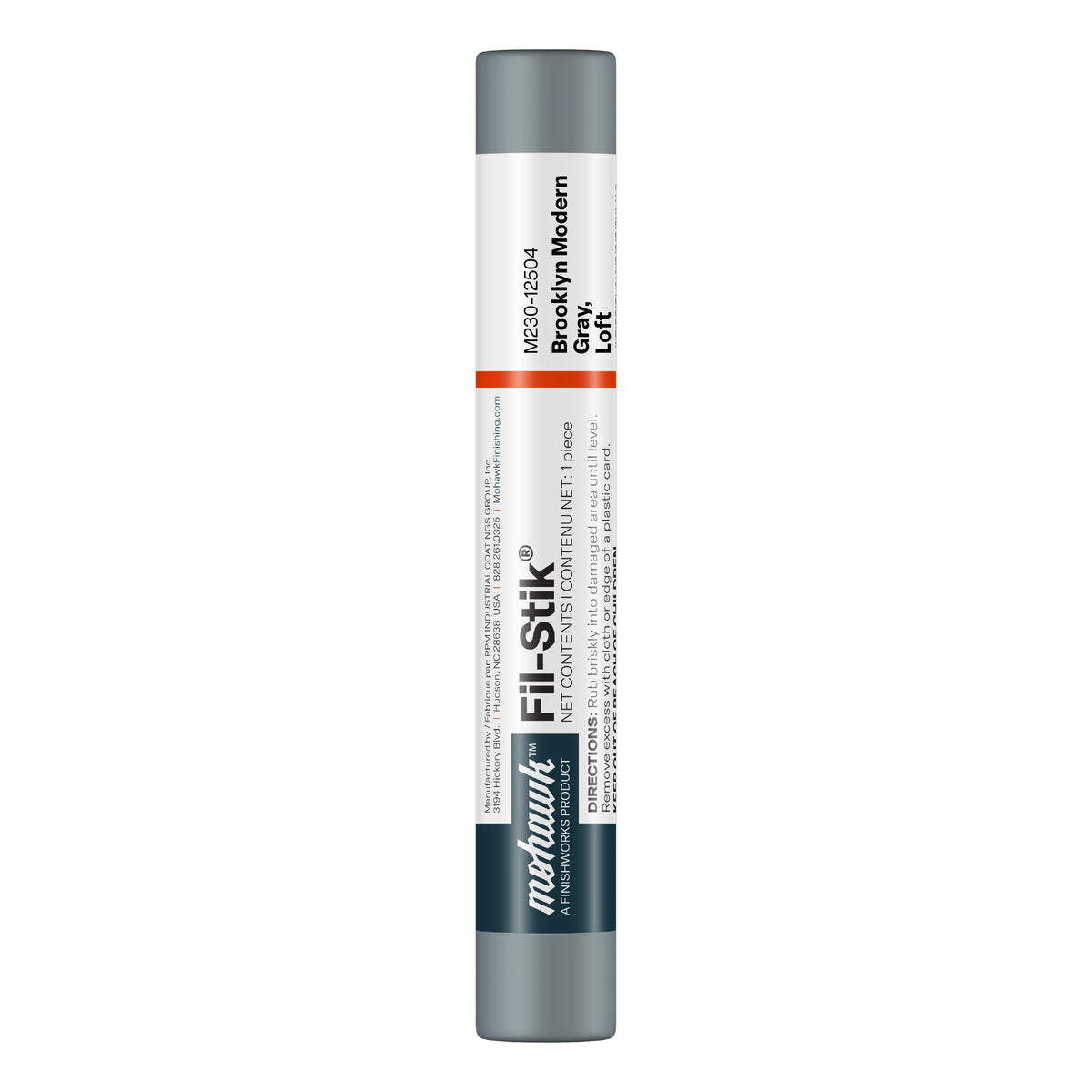 Mohawk Brooklyn Modern Gray Loft Fil-Stik wax putty stick for wood repair
