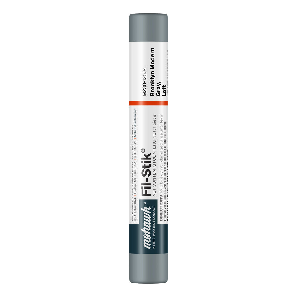 Mohawk Brooklyn Modern Gray Loft Fil-Stik wax putty stick for wood repair
