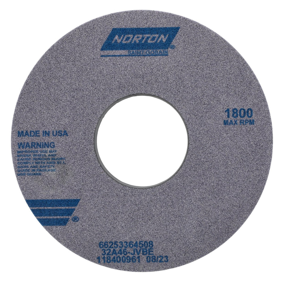 Norton 14 x 2 x 5 in Type 01 Toolroom Wheel 32A 46 J VBE