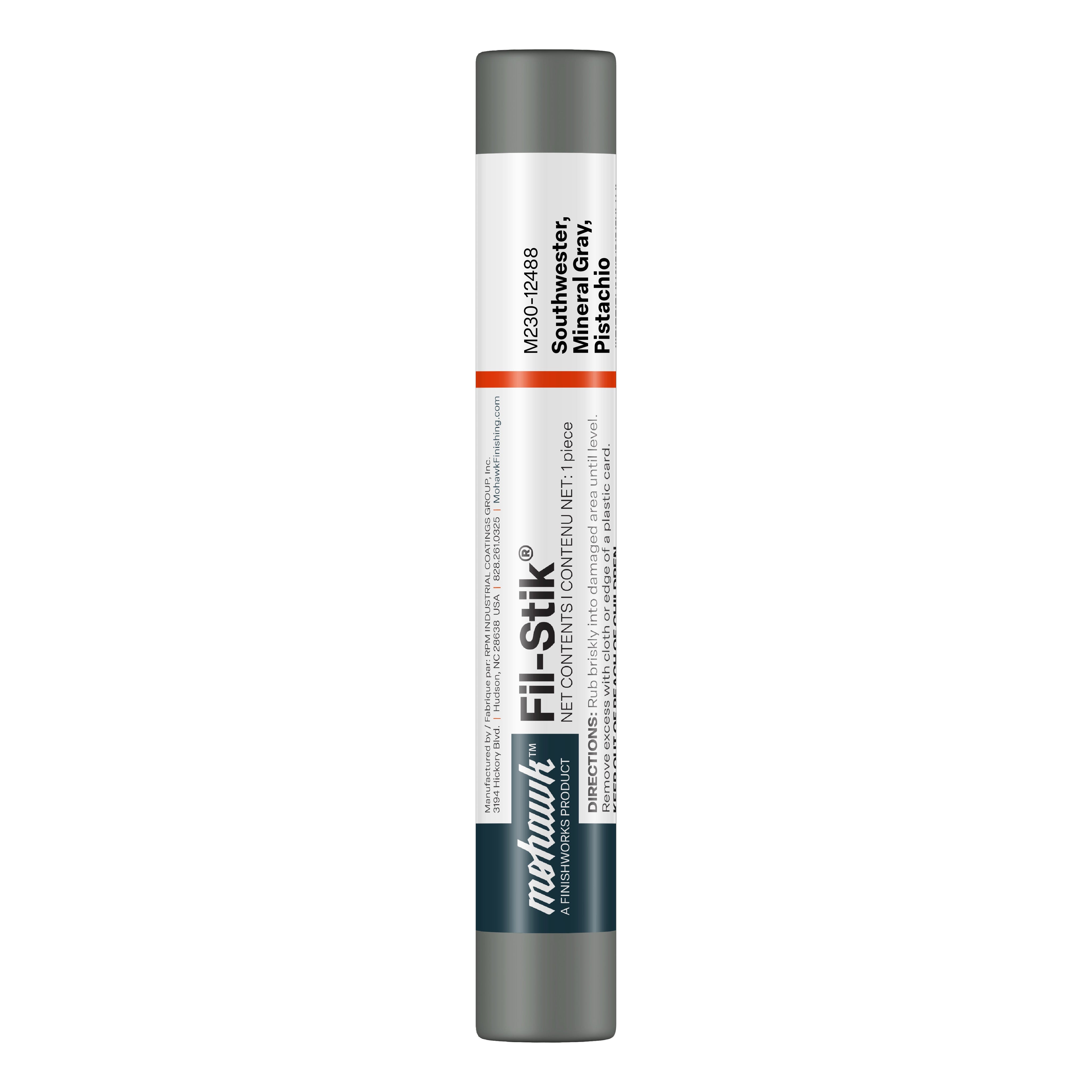 Mohawk Southwester Mineral Gray Pistachio Fil-Stik wax putty stick for wood repair