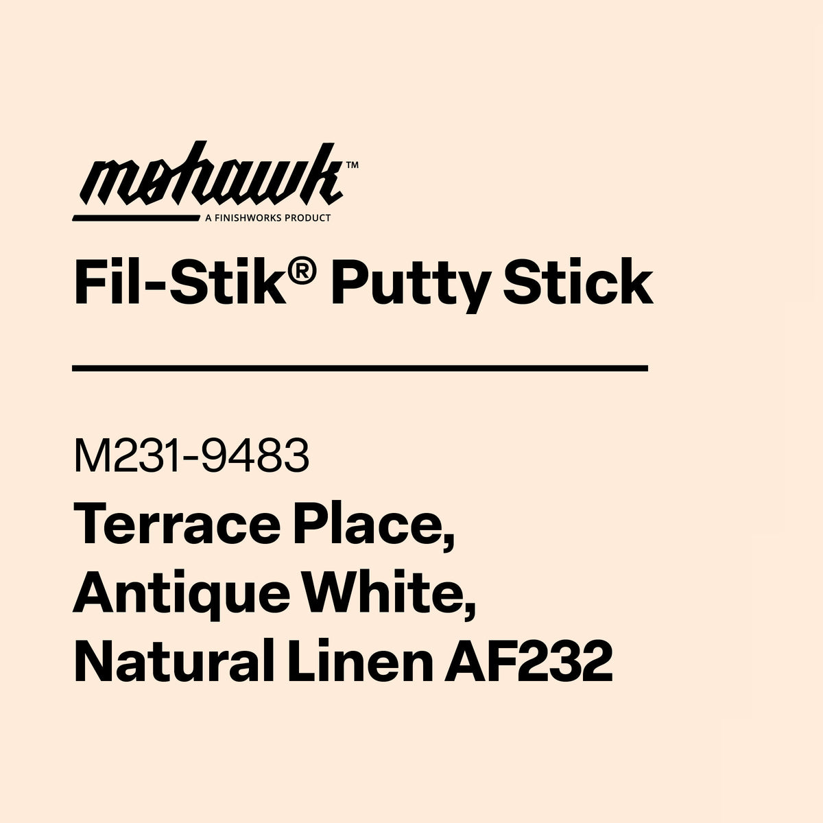 Mohawk M231-9483 Terrace Place furniture scratch and nick touch-up stick