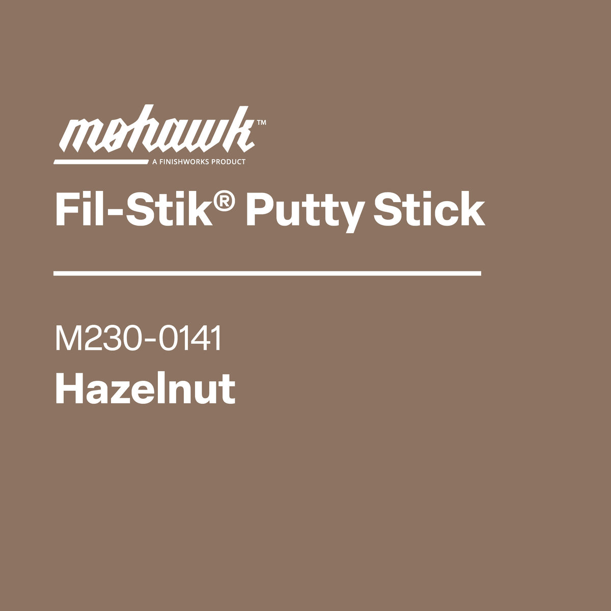 Mohawk M230-0141 Hazelnut furniture scratch and nick touch-up stick
