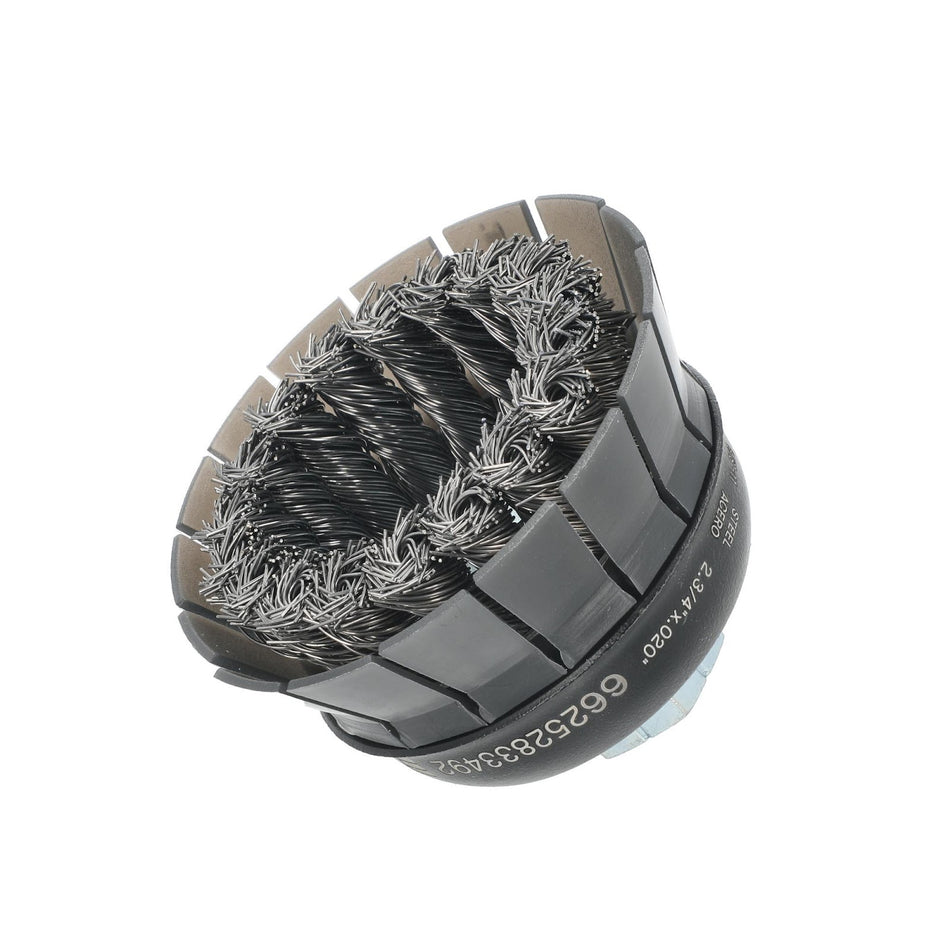 Norton 2-3/4 in x 0.02 in x 5/8 in-11 BlueFire Cup Brush