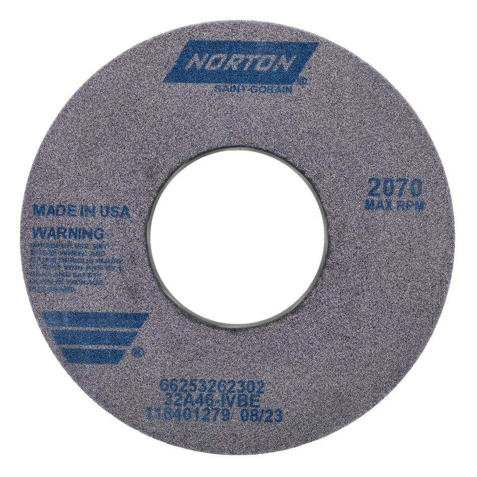 Norton 12 x 2 x 5 in Type 01 Toolroom Wheel 32A 46 I VBE