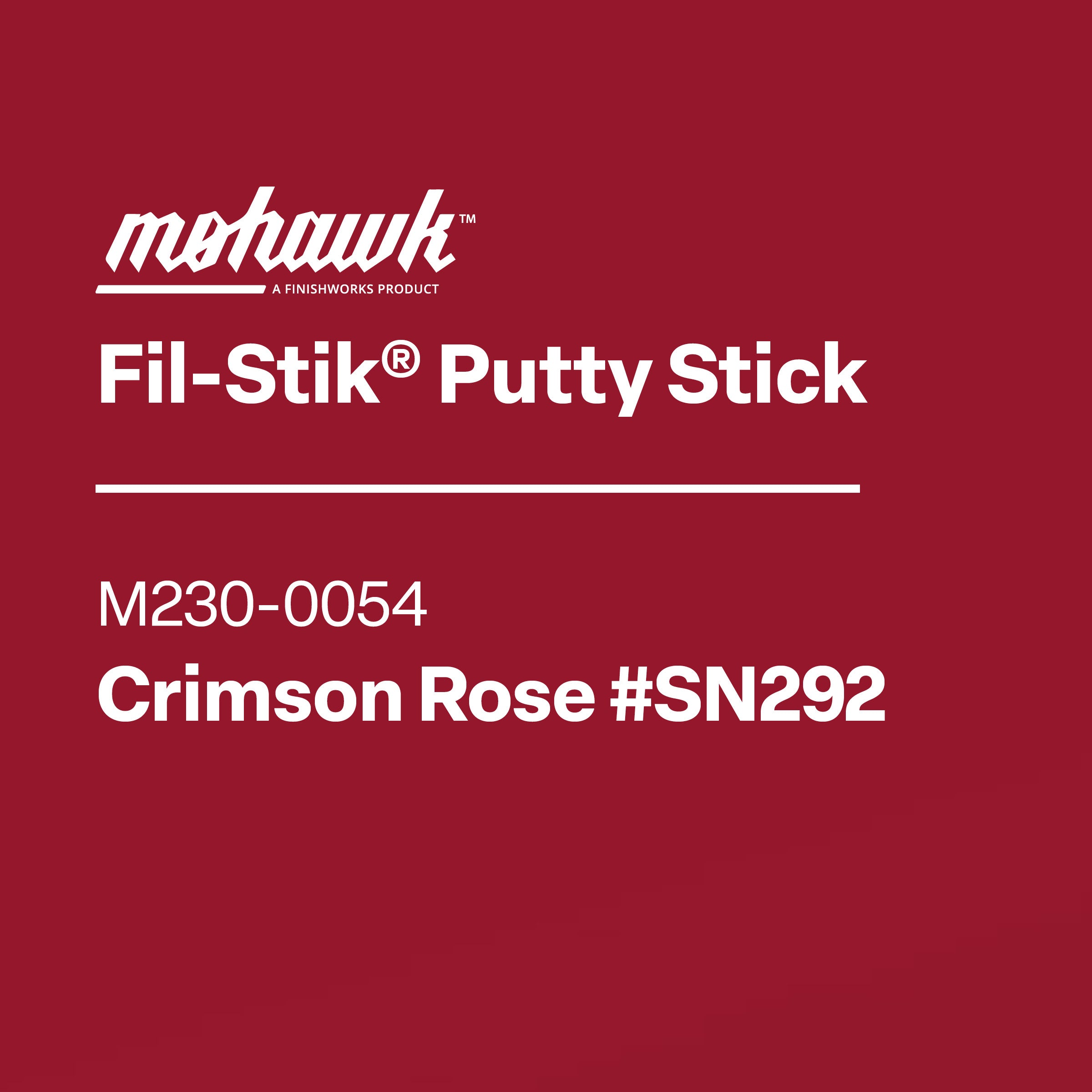Mohawk M230-0054 Crimson Rose furniture scratch and nick touch-up stick