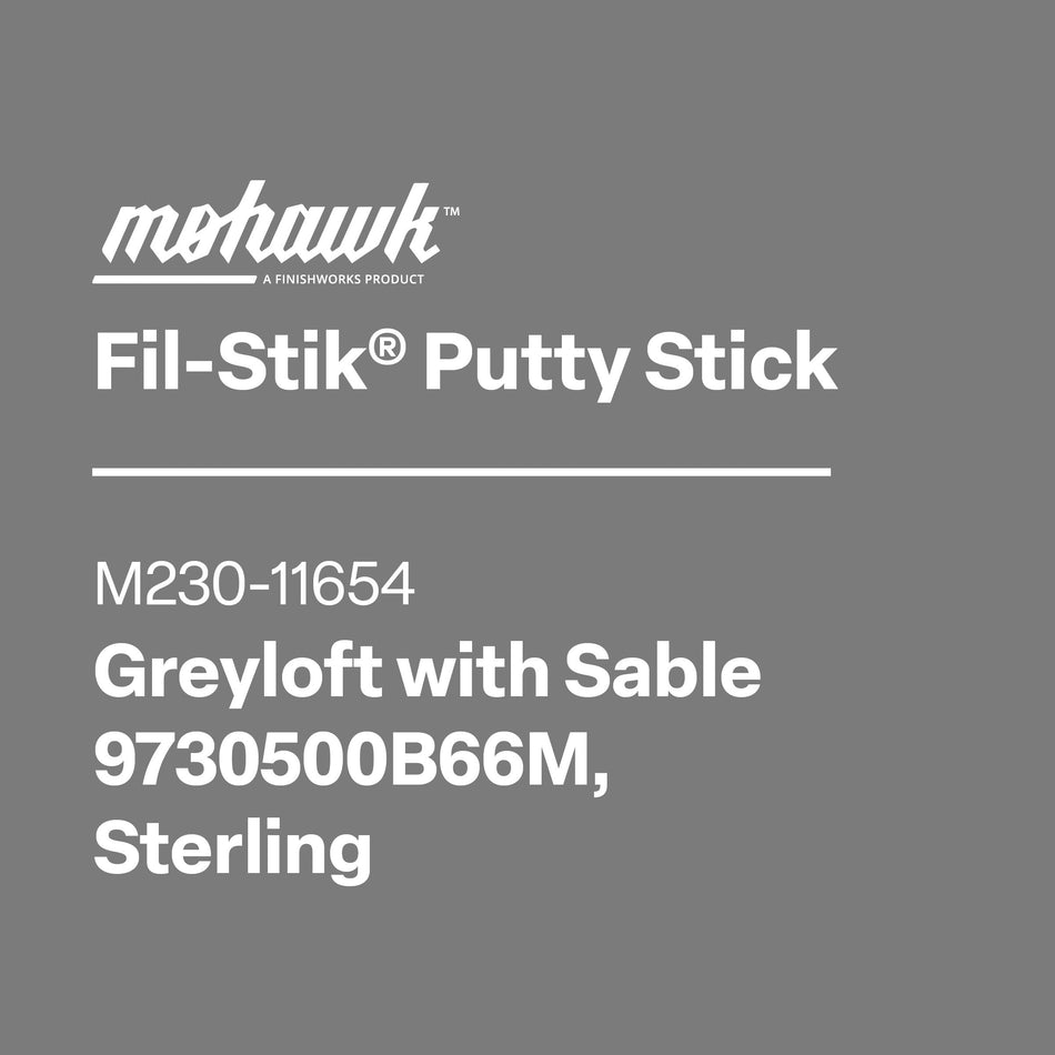 Mohawk Fil-Stik Greyloft With Sable 9730500B66M, Sterling
