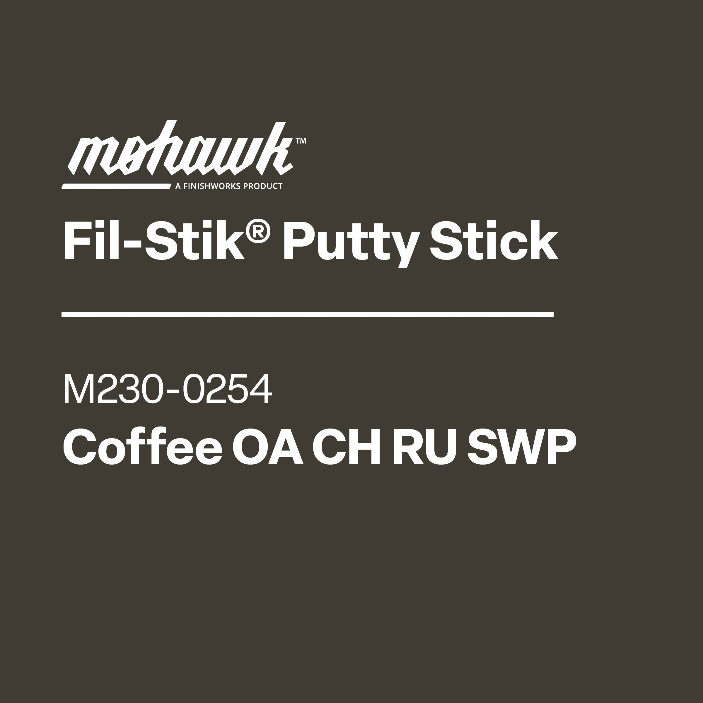 Mohawk M230-0254 Coffee furniture scratch and nick touch-up stick