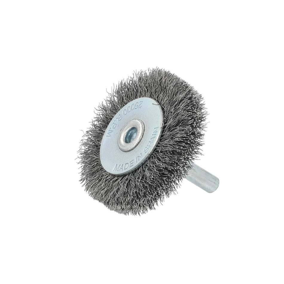 Norton 2 x 0.008 x 1/4 in Shank Mounted Wheel Brush, 10-Pack