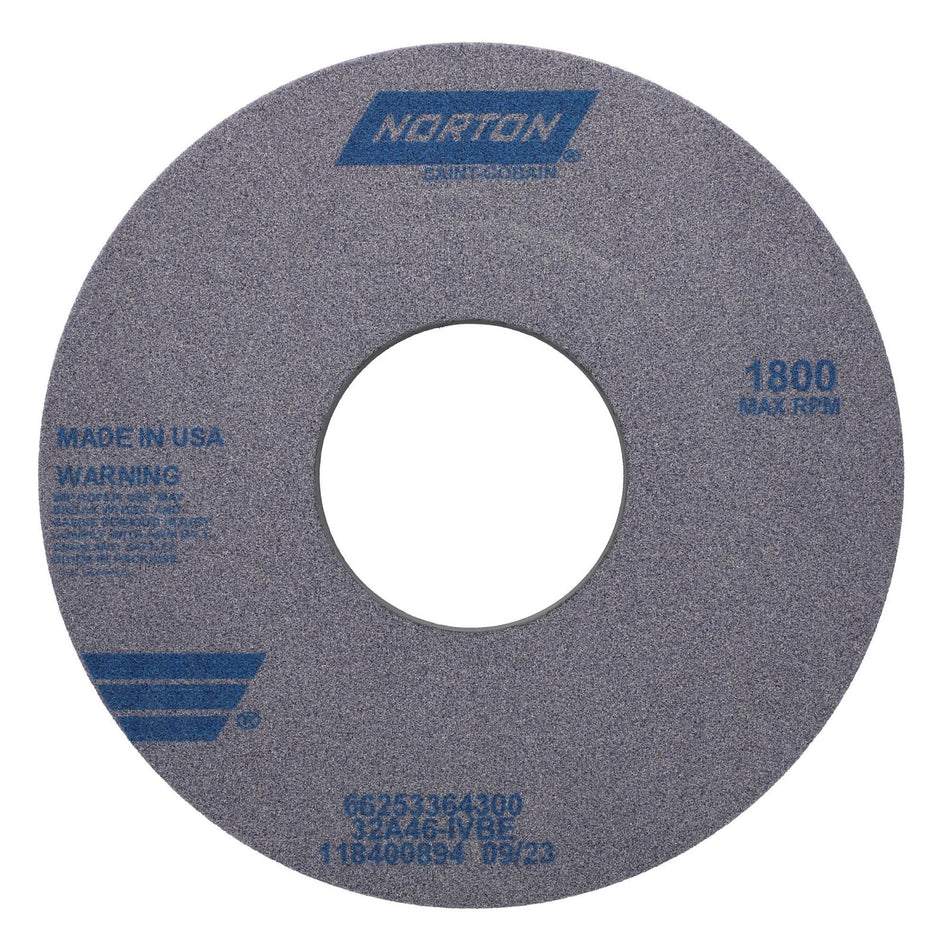 Norton 14 x 1-1/2 x 5 in Type 05 Toolroom Wheel 32A 46 I VBE