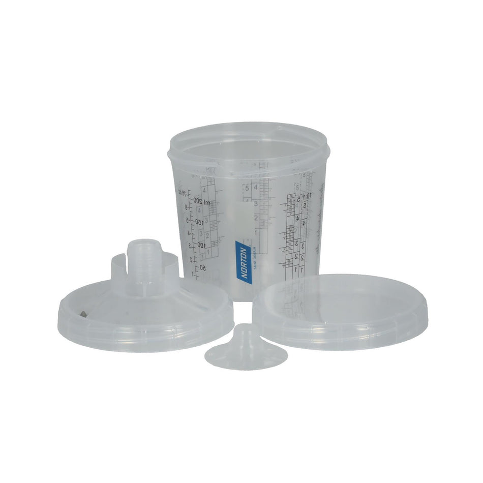 Norton 300 mL Vented Paint Cup System 190.000 Âµm