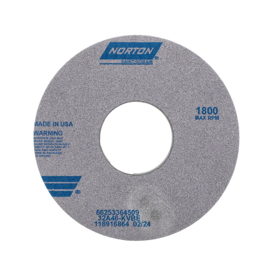 Norton 14 x 2 x 5 in Type 01 Toolroom Wheel 32A 46 K VBE