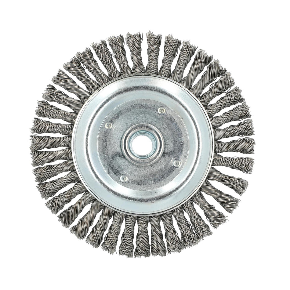 Norton 6 x 0.02 in Shank Mounted Wheel Brush, 10-Pack