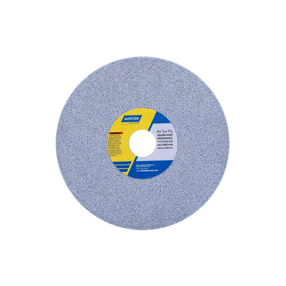 Norton 8 x 1/2 x 1-1/4 in SG Type 01 Toolroom Wheel 5SG 46 H VSP