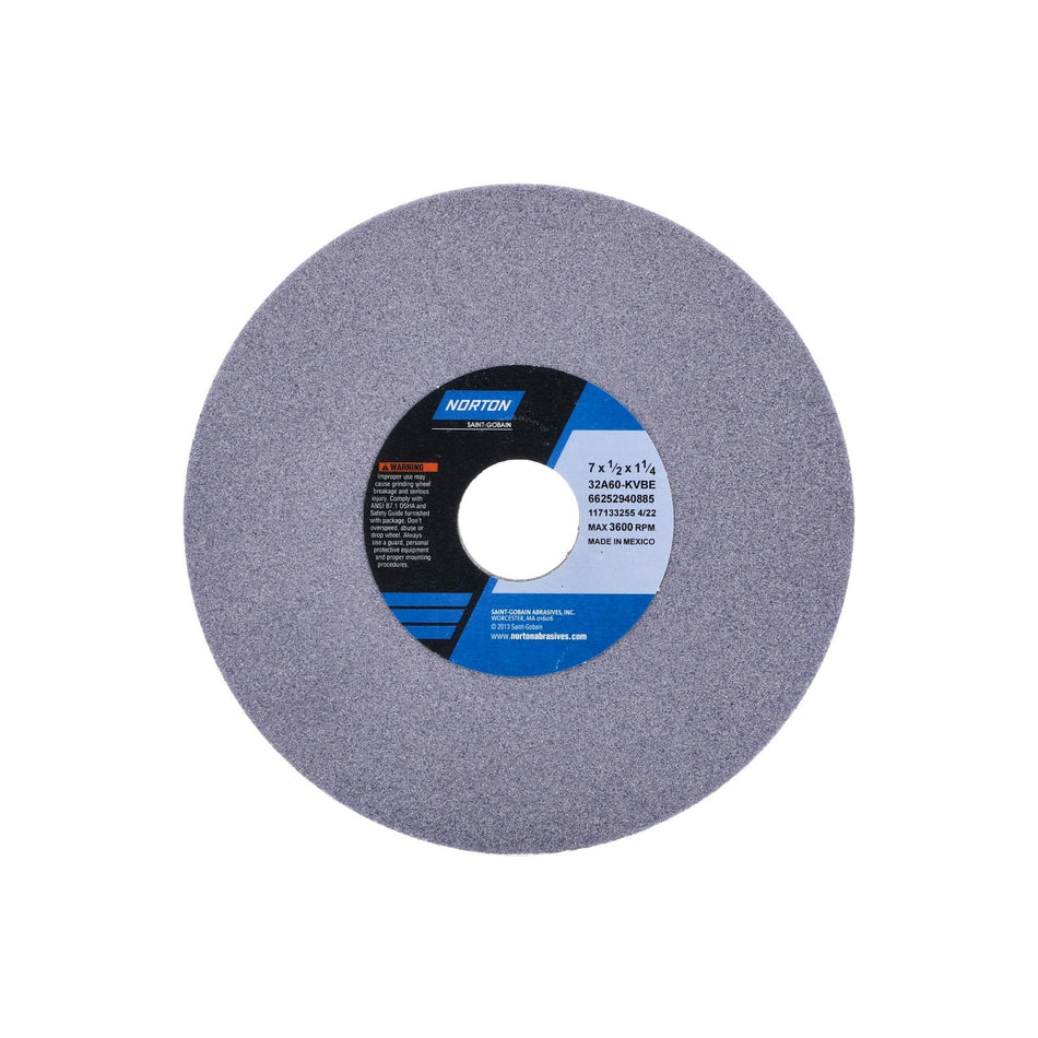 Norton 8 x 1/2 x 1-1/4 in SG Type 01 Toolroom Wheel 5SG 46 I VS