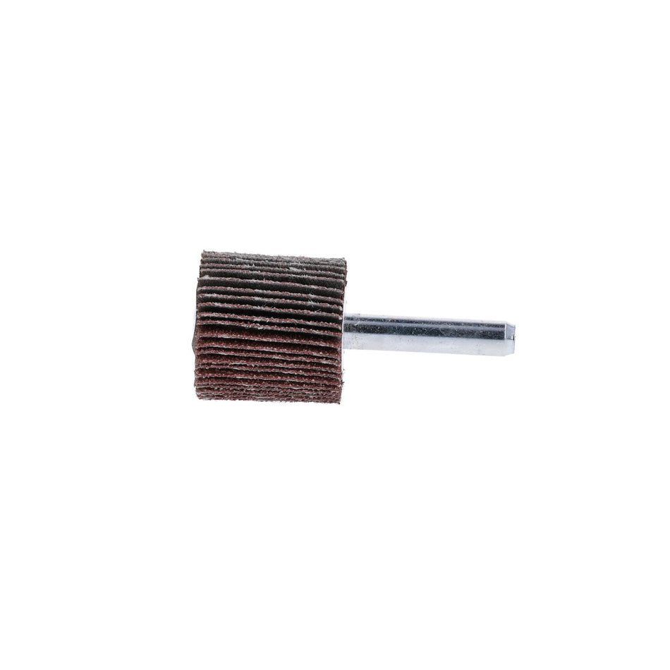 Norton 1 x 1 in Metal Spindle Flap Wheel P60 Grit R207 Aluminum Oxide, 10-Pack