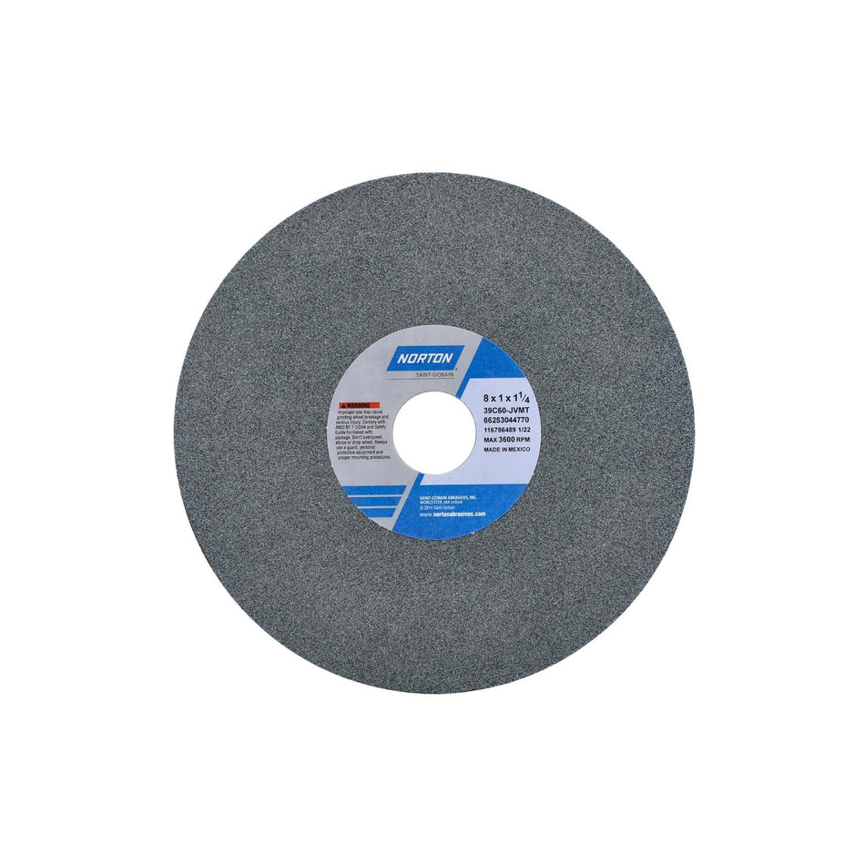 Norton 8 x 1 x 1-1/4 in Type 01 Toolroom Wheel 39C 60 K VMT