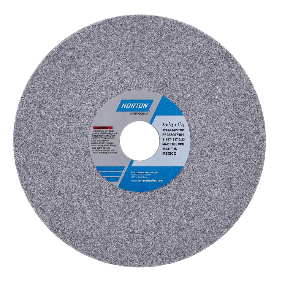 Norton 8 x 1/2 x 1-1/4 in Type 01 Toolroom Wheel 32AA 46 H VTRP