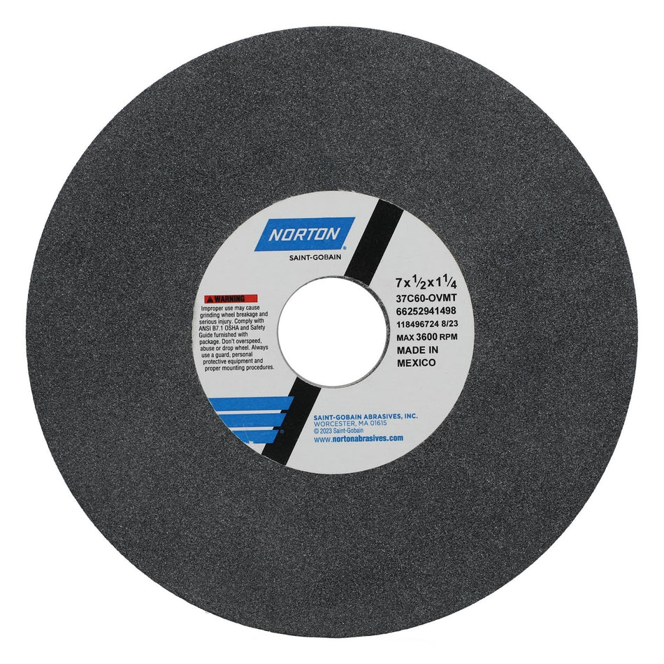Norton 7 x 1/2 x 1-1/4 in Type 01 Toolroom Wheel 37C 60 P VMT