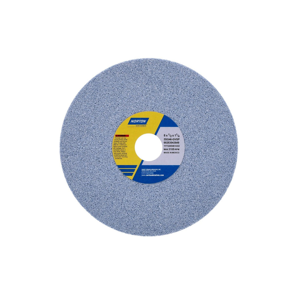 Norton 8 x 1/2 x 1-1/4 in SG Type 01 Toolroom Wheel 5SG 46 G VSP