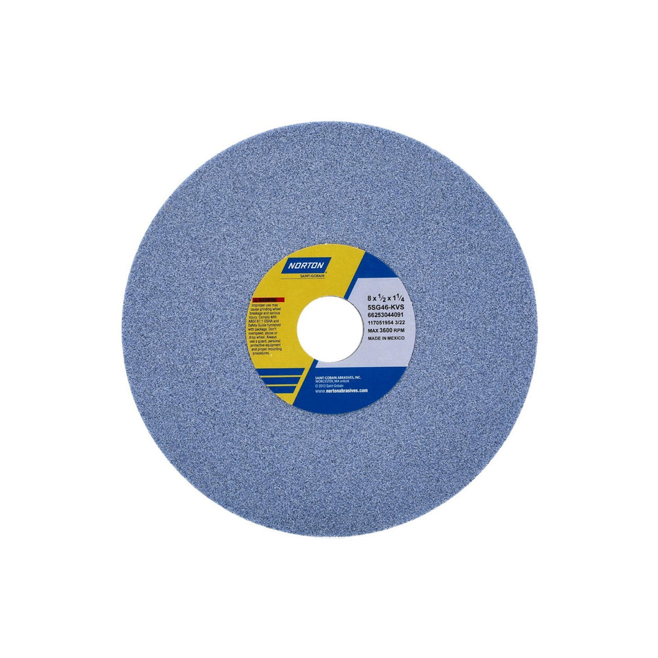 Norton 8 x 1/2 x 1-1/4 in SG Type 01 Toolroom Wheel 5SG 46 K VS