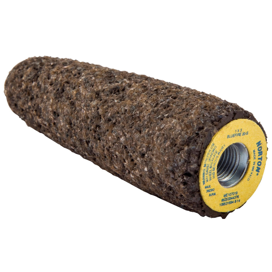 Norton 1 x 3/8 - 24 In. BlueFire Portable Snagging Cone BLUEFIRE 20-S Type 16, 10-Pack