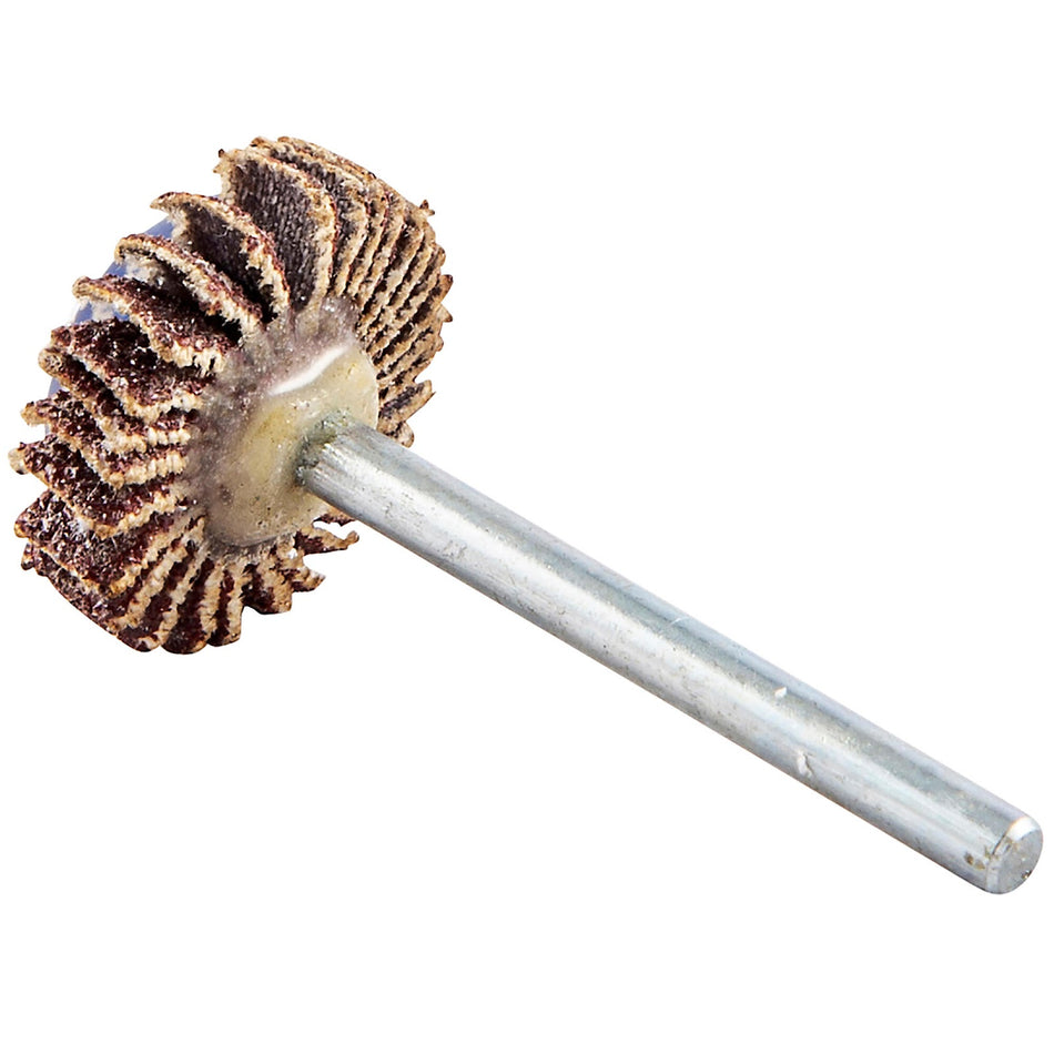 Norton 3/4 x 3/16 in Merit Spindle Flap Wheel P80 Grit R369 Aluminum Oxide, 10-Pack