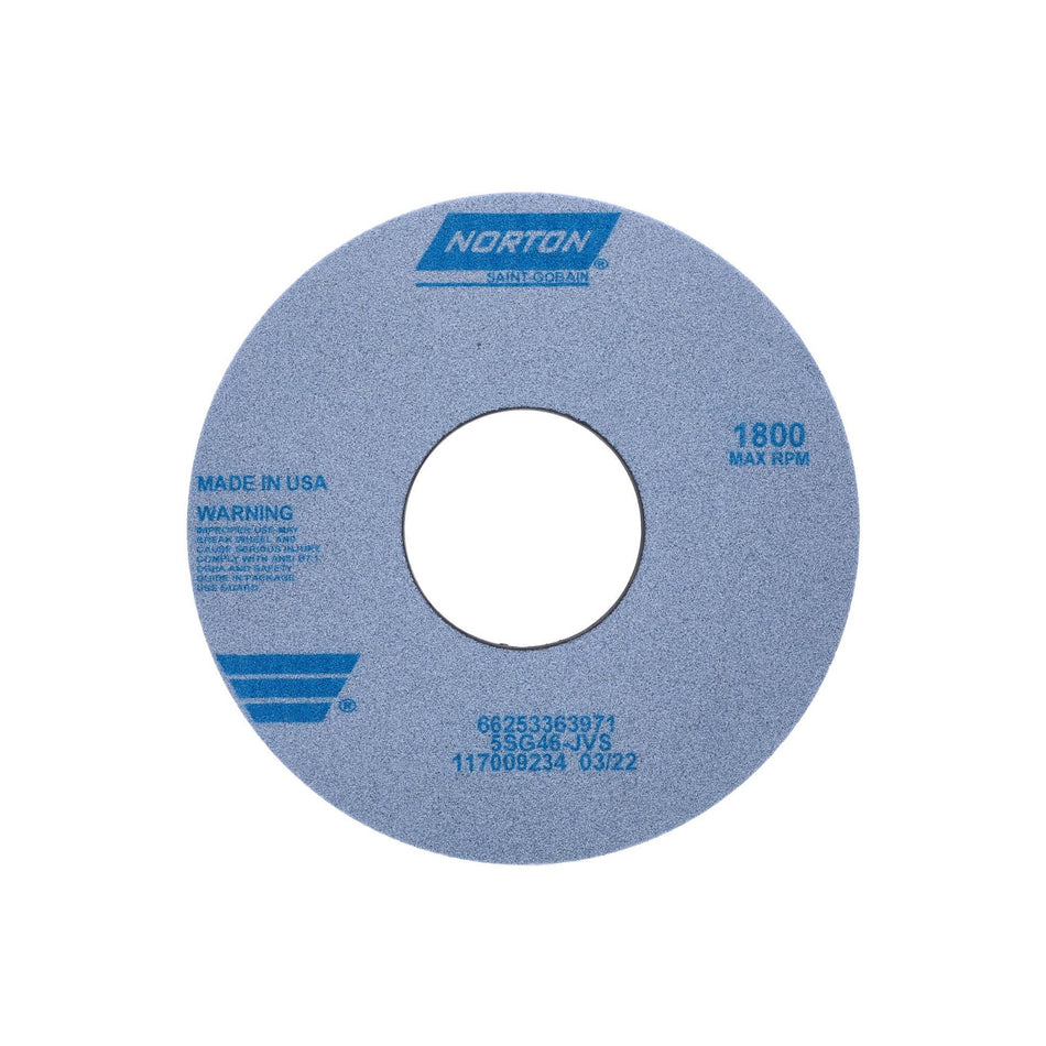 Norton 14 x 1 x 5 in SG Type 01 Toolroom Wheel 5SG 46 J VS