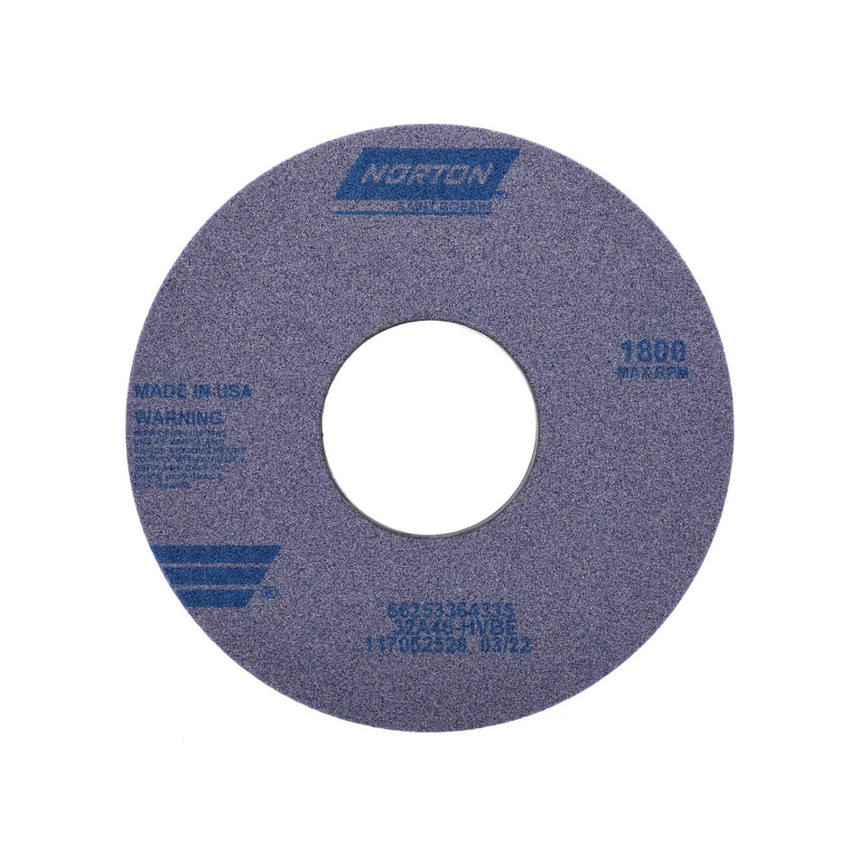 Norton 14 x 1-1/2 x 5 in Type 01 Toolroom Wheel 32A 46 H VBE