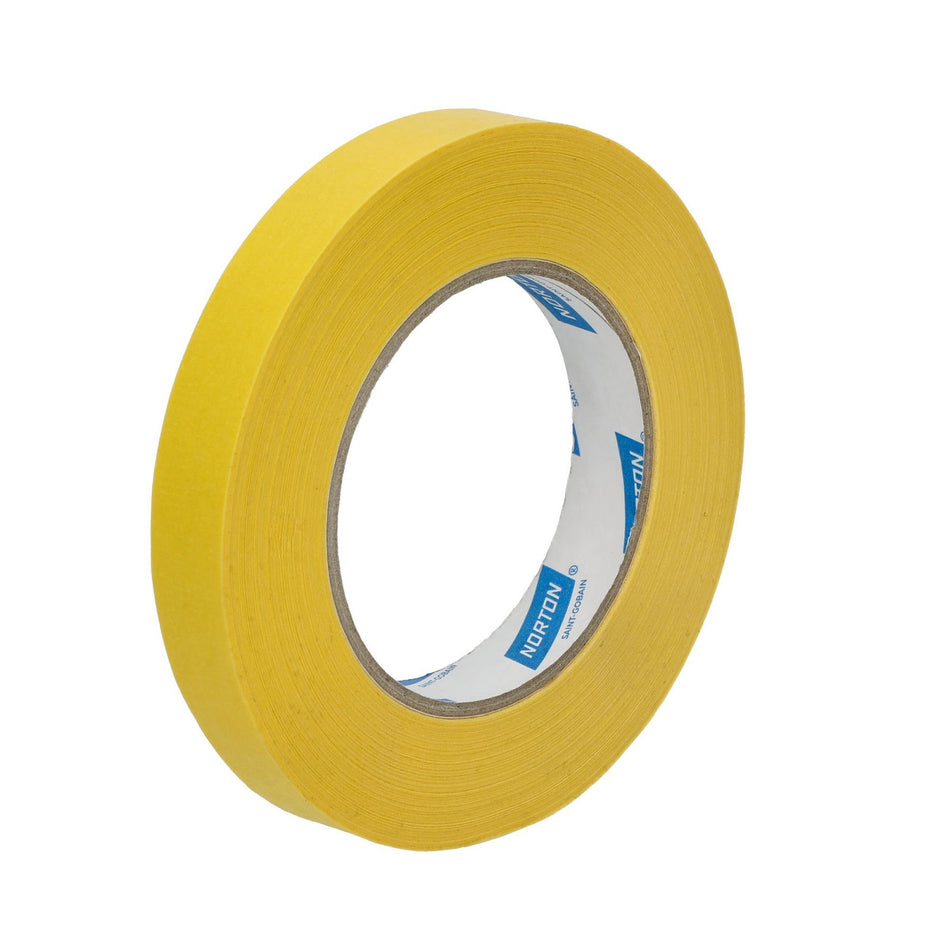 Norton 18 mm x 55 m Premium Automotive Paper Masking Tape, 48-Pack