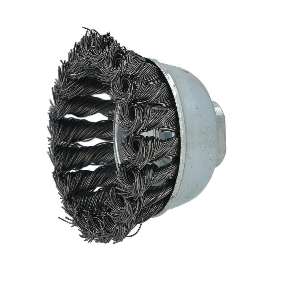 Norton 2-3/4 in x 0.02 in x 5/8 in-11 Cup Brush, 10-Pack