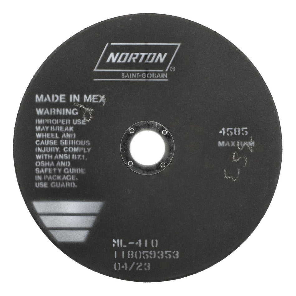 Norton 254 mm x 1.6 x 32 mm MetLab Type 41 Non-Reinforced Cut-Off Wheel AO 90 Grit H B82, 10-Pack