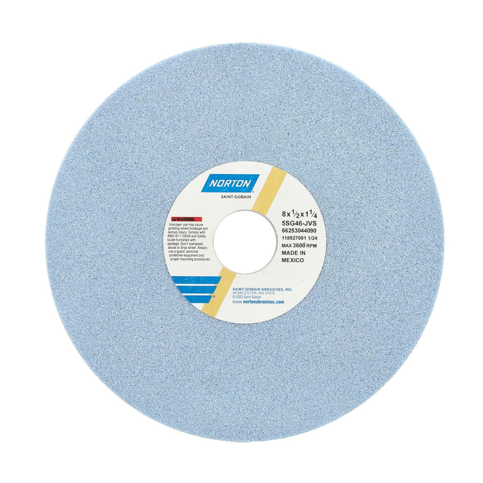 Norton 8 x 1/2 x 1-1/4 in SG Type 01 Toolroom Wheel 5SG 46 J VS